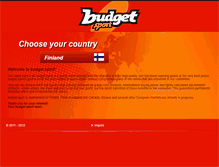 Tablet Screenshot of budgetsport.com